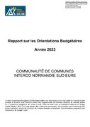 2023-Rapport Orientations Budgétaires